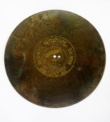 A quantity of Symphonion metal musical discs    Condition Report  Please contact the Auctioneer