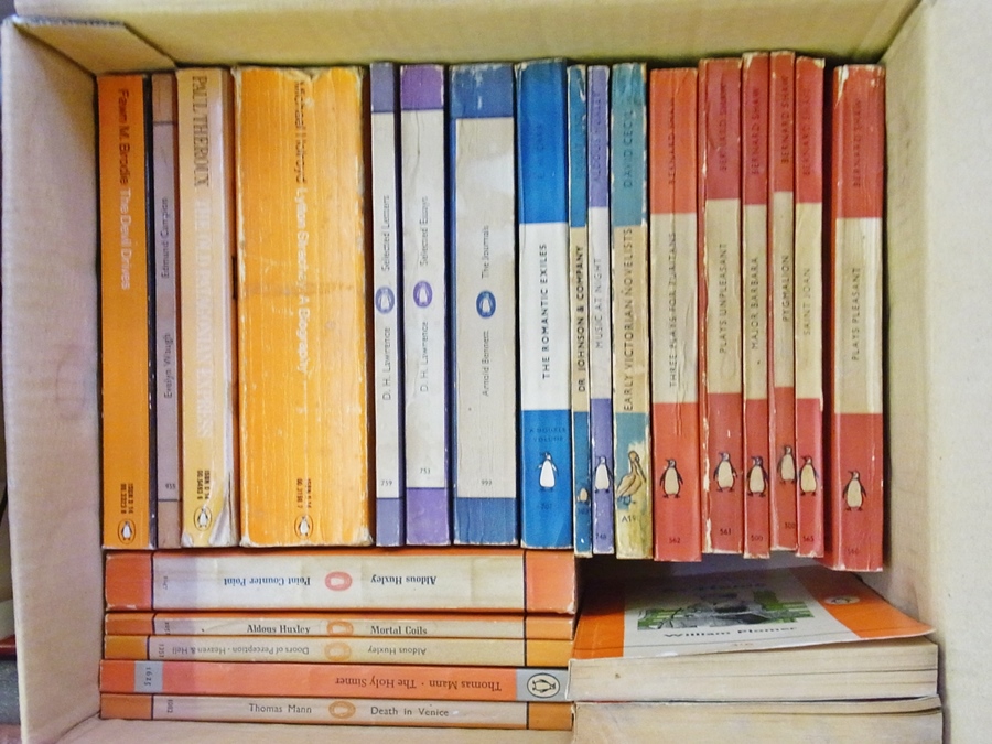 A quantity of Penguin books including copy number 1 "Arial" and copy number 3 "Poets Pub" (2 boxes) - Image 2 of 6