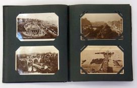 An album of 20th century postcards circa 1924-1938 to include:- Oxford, Coventry, Rye, Belgium,