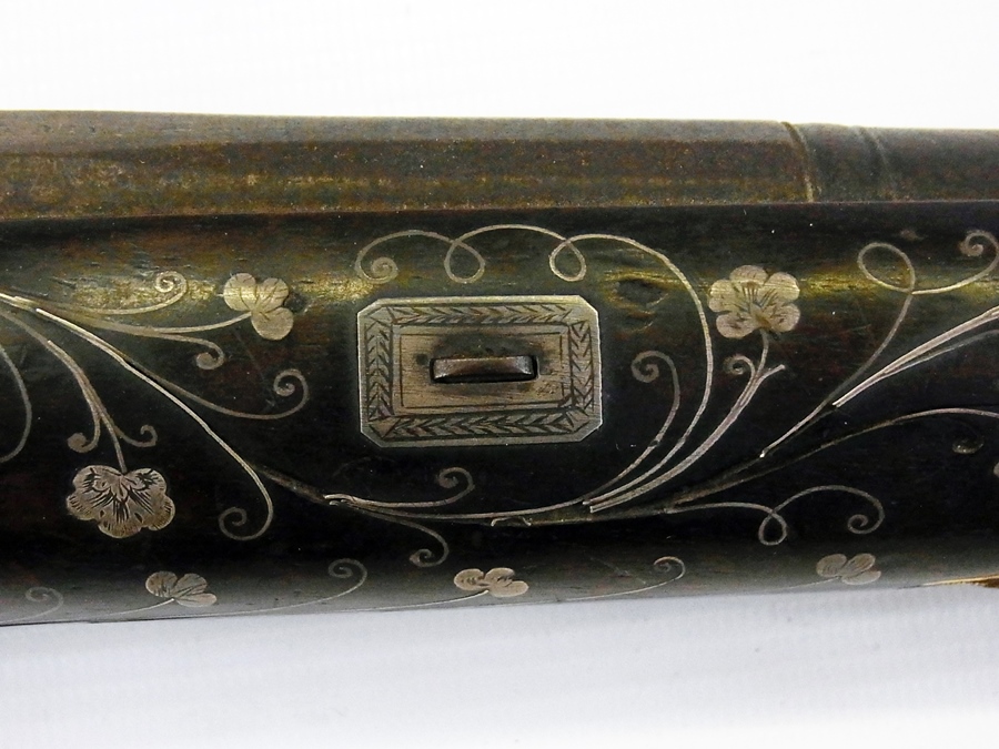 Late 18th century flintlock pistol, the barrel stamped "W.Parker" Maker to His Majesty, Holborn, - Image 4 of 9