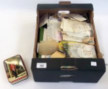 German Hitler period mint unused in album and many other World and GB stamps (used) (1 box)