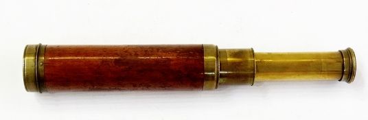 G. Adams, London two-draw telescope    Condition Report  Please contact the Auctioneer for details