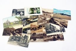 Topographical postcards c.1905 - 1950, real photographs, street scenes mainly GB 300+ (1 box)