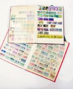 Extensive accumulation of world stamps in albums, stock books, Sweden collection, and a small