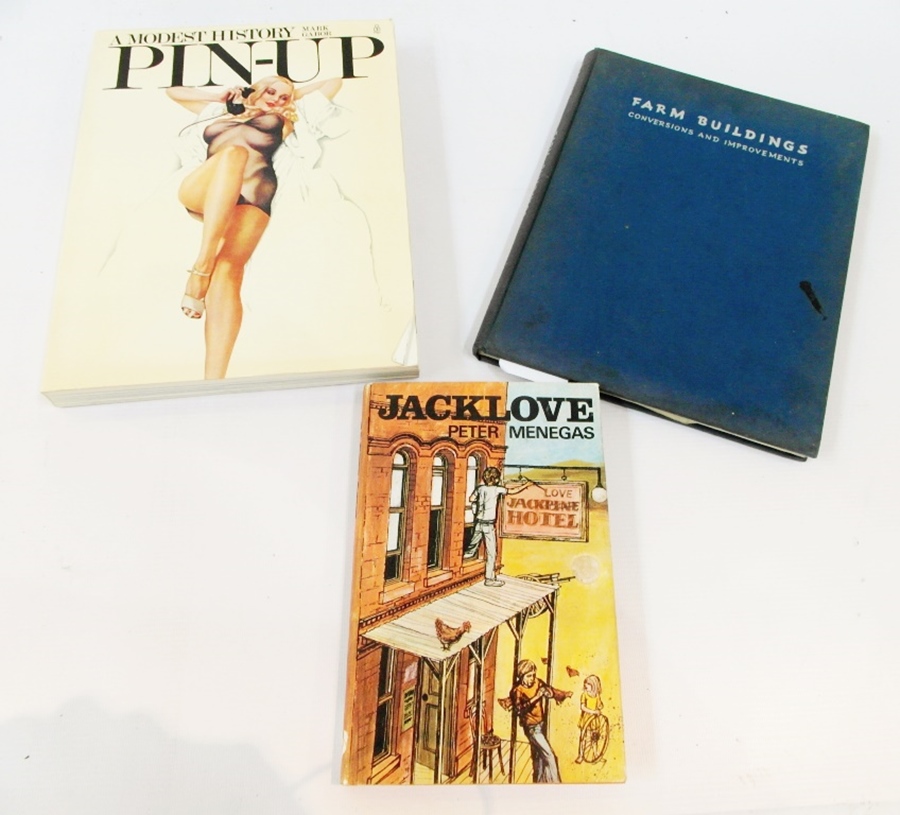 A quantity of books to include:- 
Gavor, Mark 
"A Modist History of Pin-Up"
Bateman, Gregory C 
"