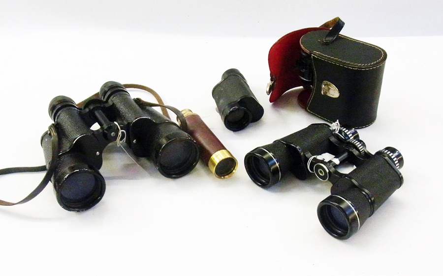 A pair of Viper 20x80 binoculars in fitted case, a pair of Fieberman & Gortz 20x70 binoculars in - Image 2 of 3
