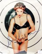 Signed photograph of Madonna with certificate to reverse    Condition Report  Please contact the