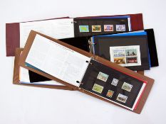 Isle of Man, Jersey, Guernsey mint albums, presentation packs etc (2 boxes)    Condition Report