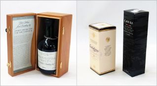 Millennium Malt "First Release Diskelly 114" (in box) 500ml, Caol Ila aged 12 years (in box) 200ml