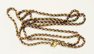 Gold-coloured chain necklace, 11g approx.