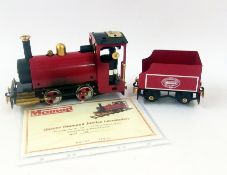 A Mamod live steam Queens Jubilee locomotive with tender (both boxed)