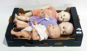 Roddy walking doll, pedigree plastic baby doll and another plastic baby doll (3)