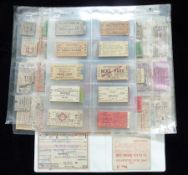 Lot of 120+ railway and tramway tickets, LMS Dining Car, Isle of Wight, Evercreech Jc, Harlech,