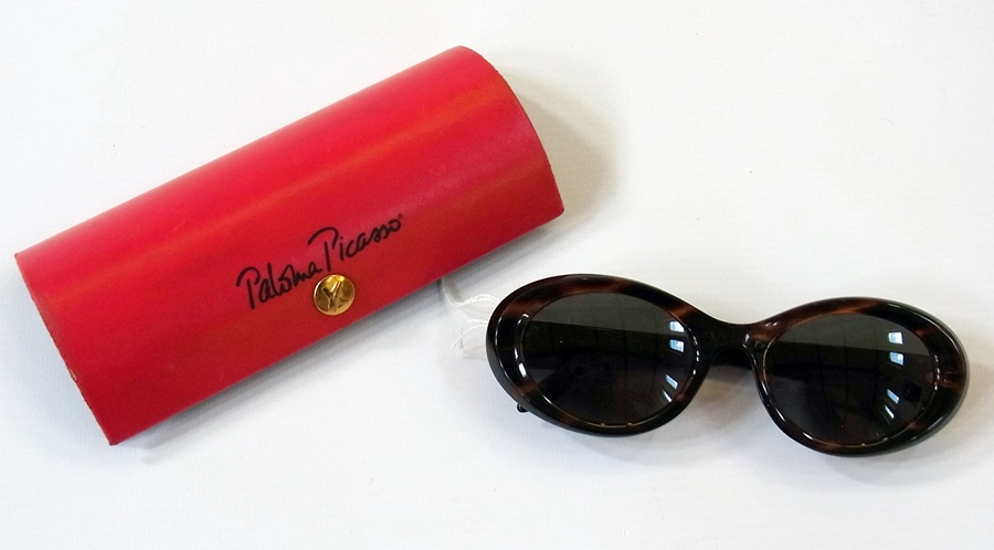 Paloma Picasso sunglasses in case