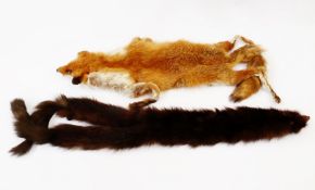 A fox fur and two other fur tippets (3)