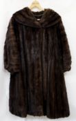 A vintage long dark fur coat (af)