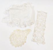 Quantity lengths lace edging, handmade lace pieces and others