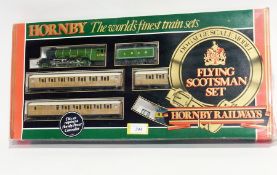 Hornby '00' gauge Flying Scotsman part set, with a British Rail diesel loco (boxed) together with