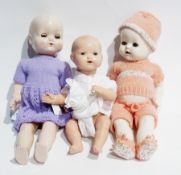 Roddy Walking doll, Pedigree plastic baby doll and another plastic baby doll (3)