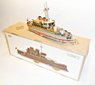 A Paya, Spain reproduction tinplate 1931 gun boat no.791/5000, made in 1996, 37cm with limited