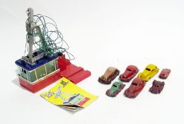 Minister delux tinplate car (boxed), tinplate "Super Rocket", other tinplate cars, a R161 900 and