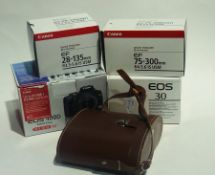 Canon SLR Camera -EOS 400D with image stabiliser, 28-135mm lens, a Canon SLR Camera - EOS30 eye