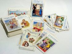 Collection of Donald McGill humorous postcards, unused, 184 approx.