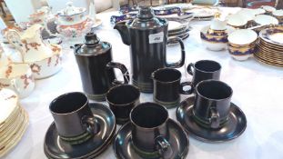 Denby "Bokhara" tea/coffee service for four persons