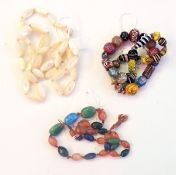 Venetian glass bead necklace, Indian sem