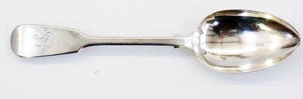 Seven Victorian silver fiddle pattern de - Image 9 of 10