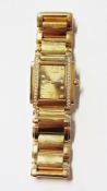 Patek Philippe square faced wristwatch,