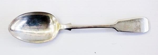 Seven Victorian silver fiddle pattern de - Image 5 of 10