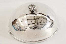 Edwardian silver food cover/dome of circ