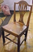 Mahogany Chippendale-style dining chair