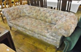 Late Victorian button upholstered Cheste