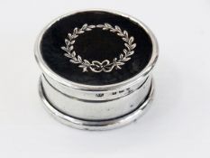 Early 20th century silver trinket box, c