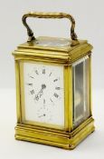 19th century French carriage clock, by D