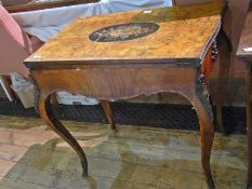 19th century French-style figured walnut