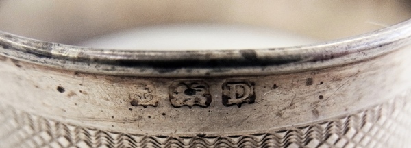 20th century silver napkin ring together - Image 4 of 4