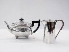 Viners' silver-plated teapot, together w