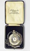 Benson's half hunter pocket watch with s