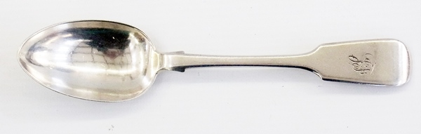 Seven Victorian silver fiddle pattern de - Image 7 of 10