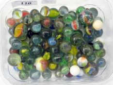 Box of mixed marbles