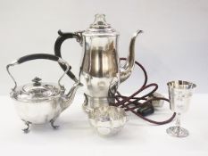 Quantity of silver plated items includin