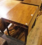 Chippendale style mahogany pembroke tabl