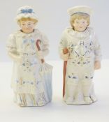 Pair china Continental nodding figures