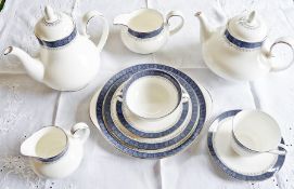 Royal Doulton 'Sherbrooke' pattern dinner and tea/coffee service (63)
