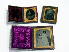 Three framed daguerreotypes (3)