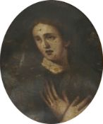 Oil on canvas
Early 18th century
Head and shoulders of a young girl, oval, 59cm x 44cm