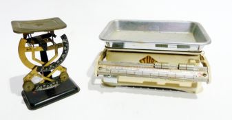 A mid 20th century Stube scales, and another, smaller set of scales (2)